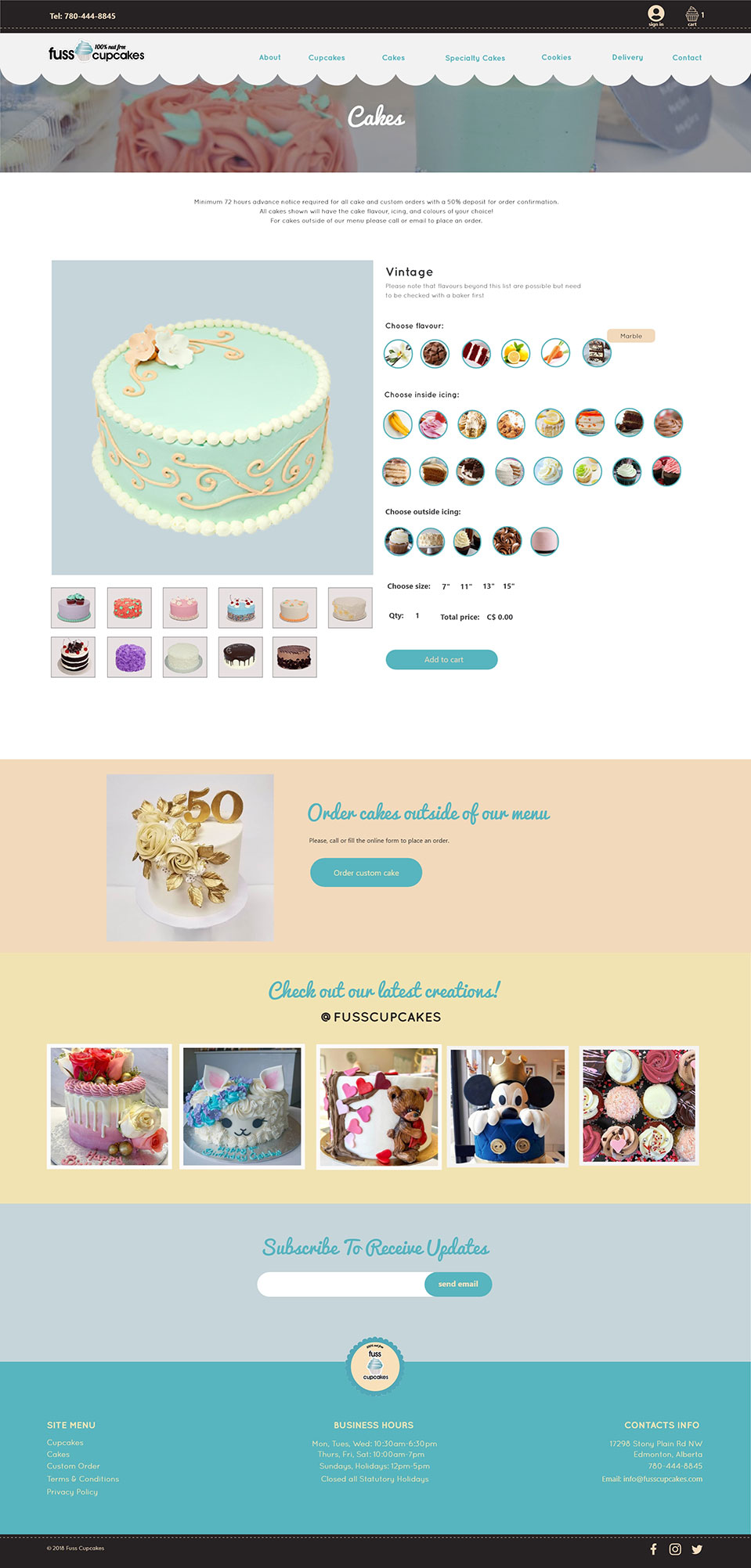 Fuss Cupcake Mobile