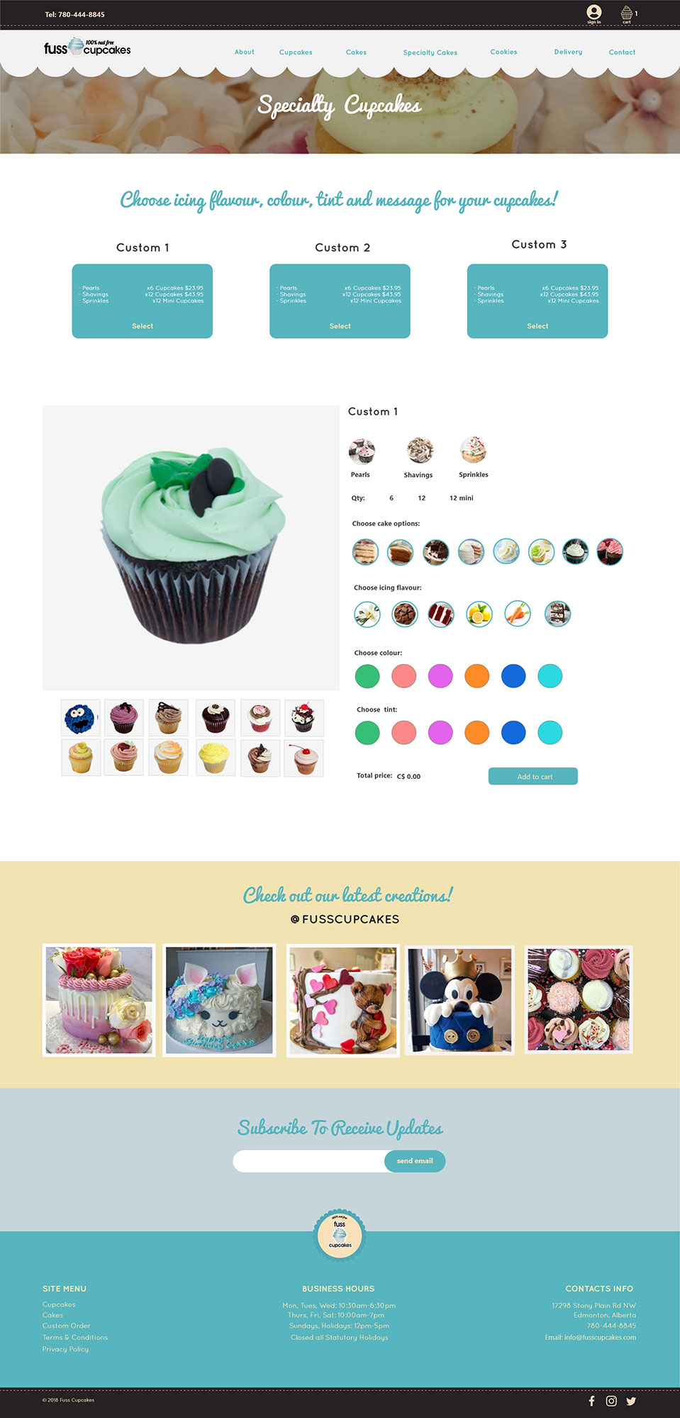 Fuss Cupcake Mobile