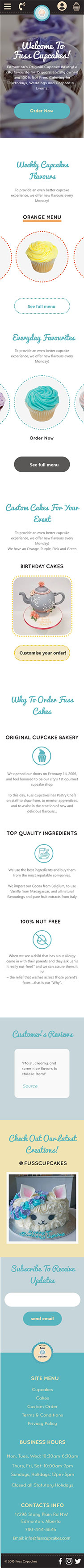 Fuss Cupcake Mobile